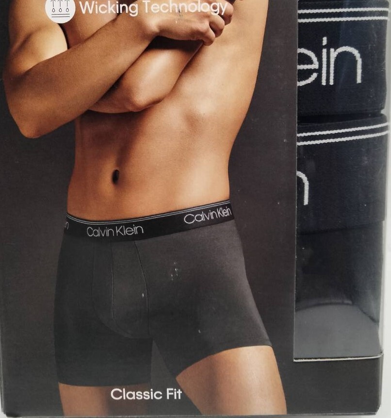 【Mサイズ】Calvin Klein(カルバンクライン) ボクサーパンツ ブラック 2枚セット メンズボクサーパンツ 男性下着 NB2570