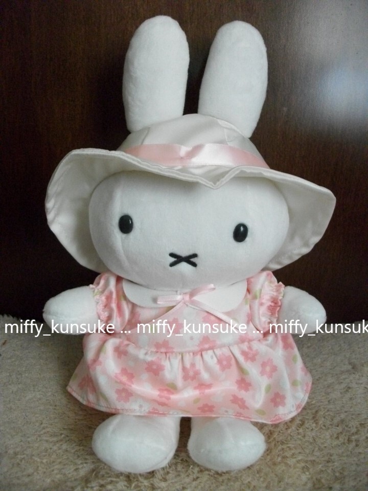 新品◆桜ワンピースミッフィー◆帽子が可愛い♪miffy styleの画像1