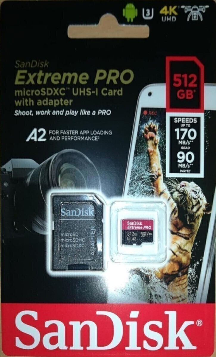 マイクロSDカード Extreme Pro 512GB_画像2