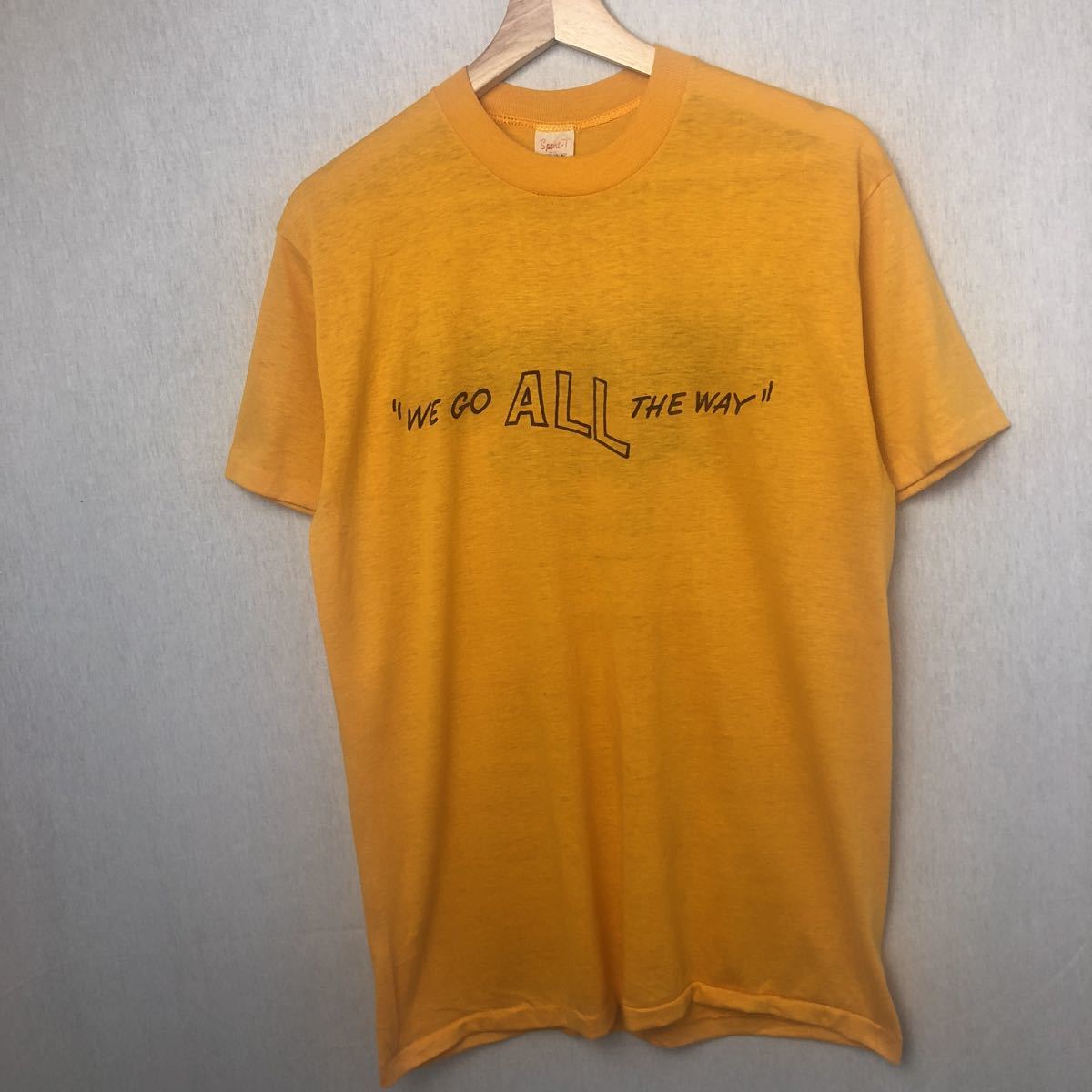 70s SPORT-T OUT A WAYS LOUNGE フロッキープリントTシャツ 1970s VINTAGE ビンテージ MADE IN USA_画像3