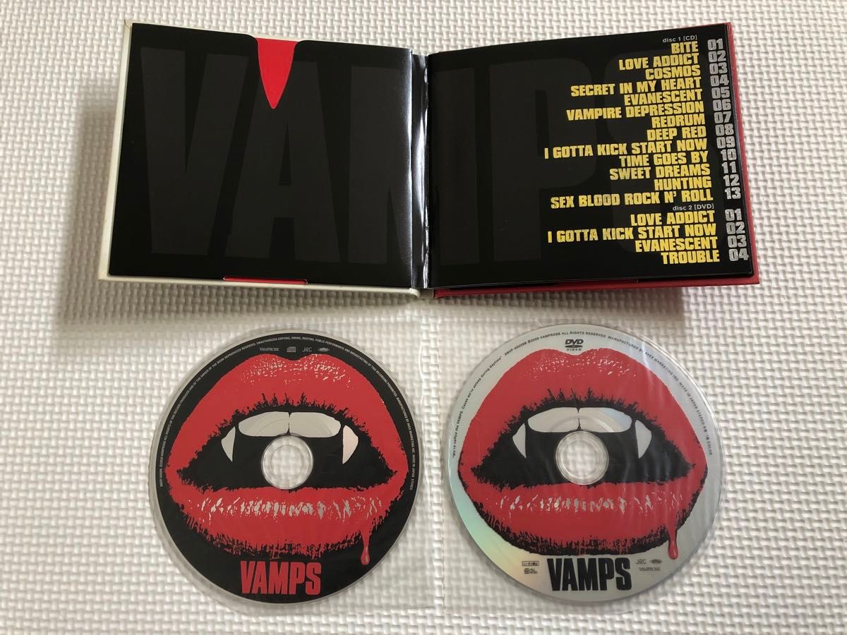 中古アルバムCD★VAMPS(ヴァンプス)/VAMPS(初回限定盤DVD付き)
