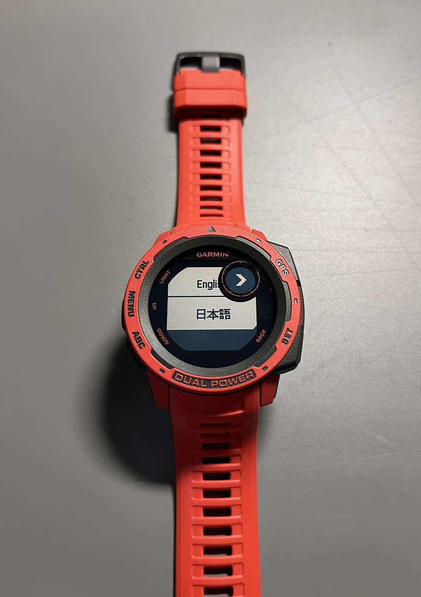 ◆送料無料◆未使用◆GARMIN INSTINCT DUAL POWER　色: Flame Red_画像2