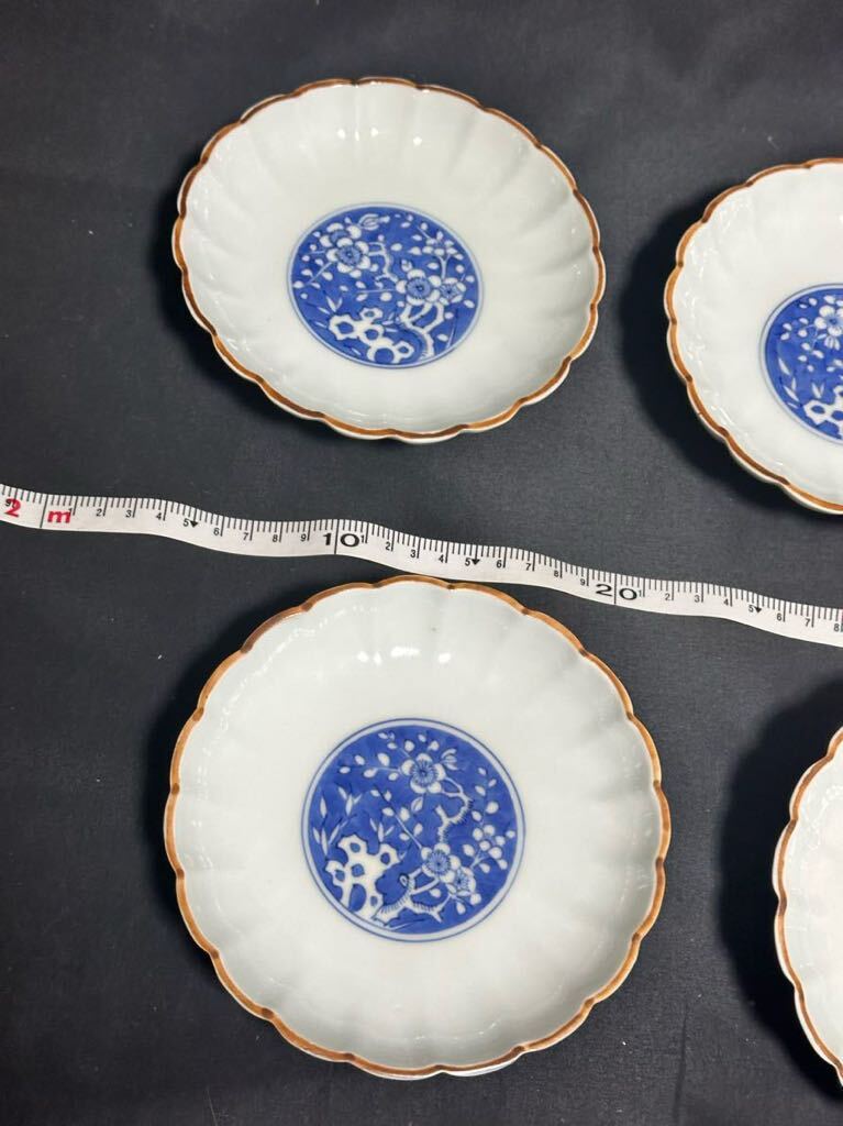 大明成化年製 中国食器 中国美術 景徳鎮 小皿 6枚セットの画像2