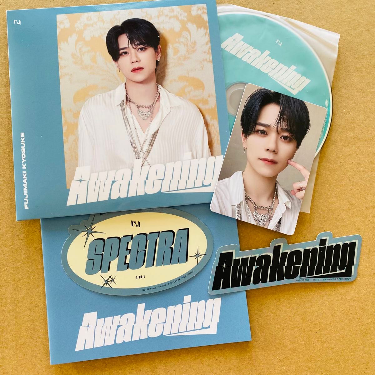 藤牧京介 INI Awakening FC限定 CD ソロジャケット トレカ 藤牧京介 INI Awakening FC限定 CD ソロジャケット トレカ