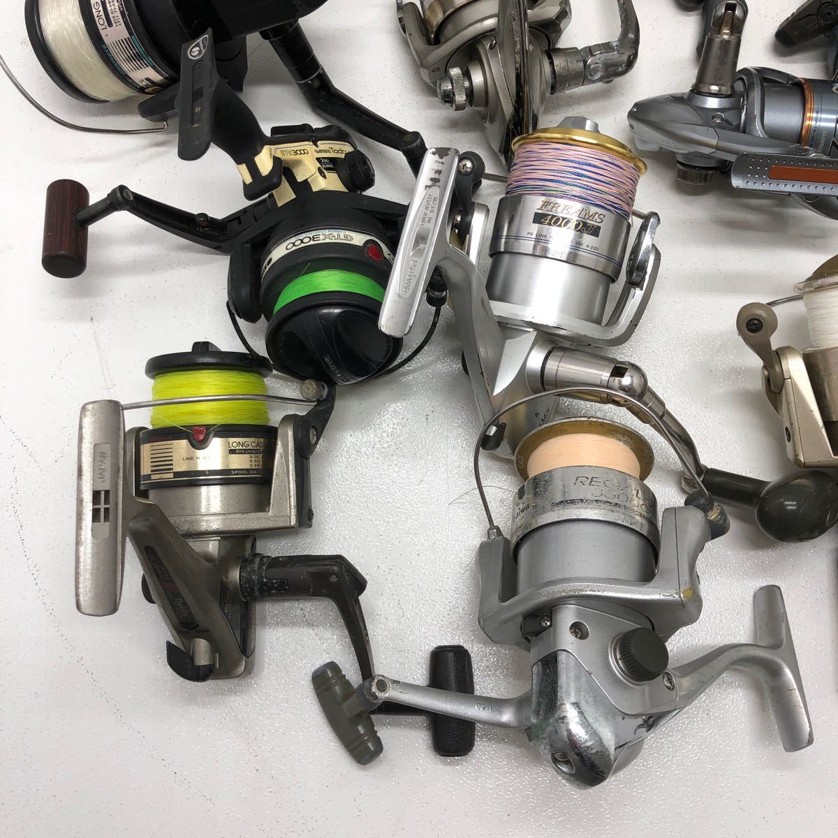 【現状品】リール18個ダイワ Daiwa シマノ SHIMANO RYOBI リョービ スピニングリール 釣具 フィッシング 清掃済 まとめ セット 03011335_画像4