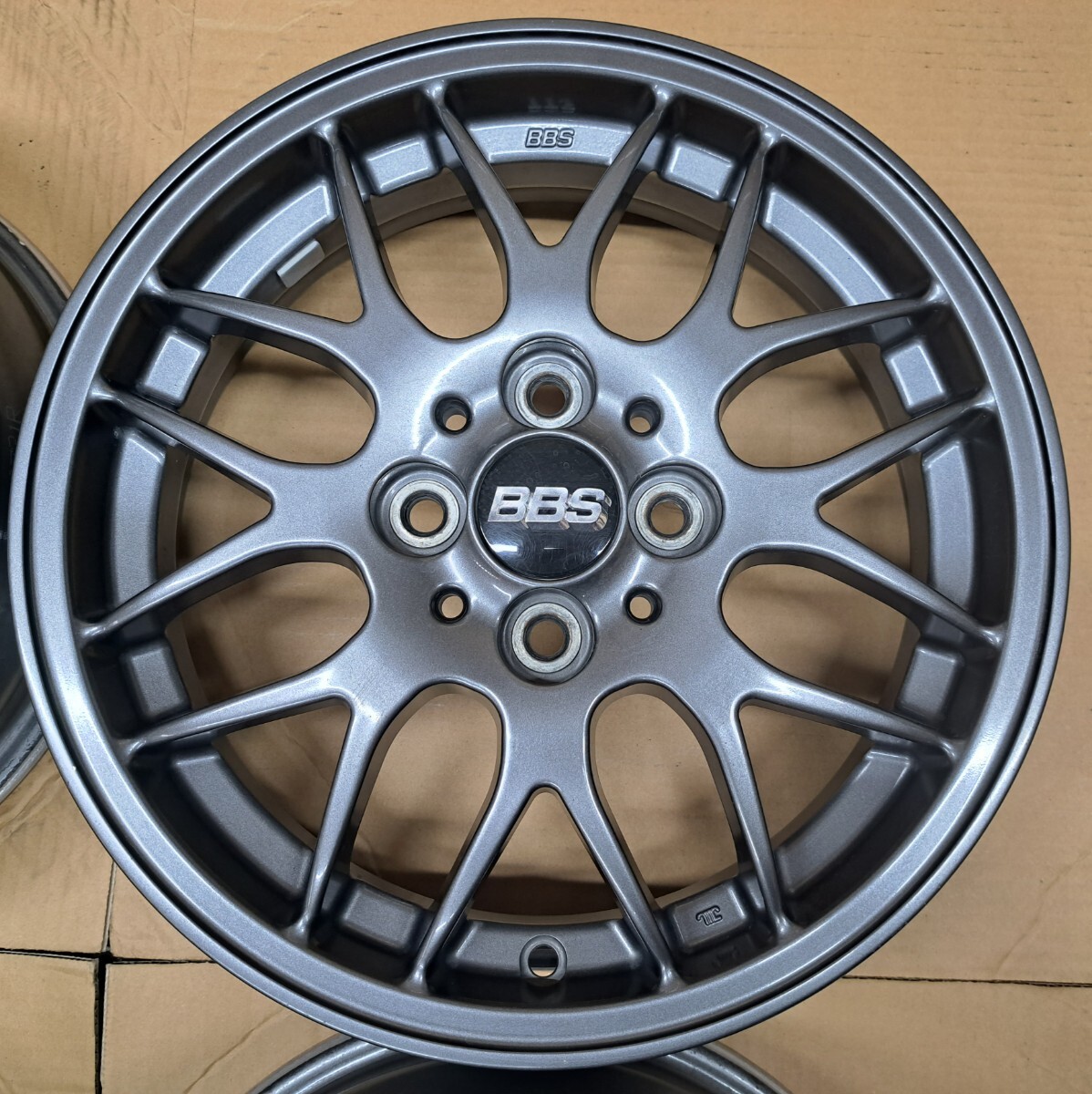 【極上品】ダイハツ L880K コペン アルティメットエディション 純正 BBS ホイール 15インチ 4.5J PCD100 4本 RX280 タント ムーヴ の画像5