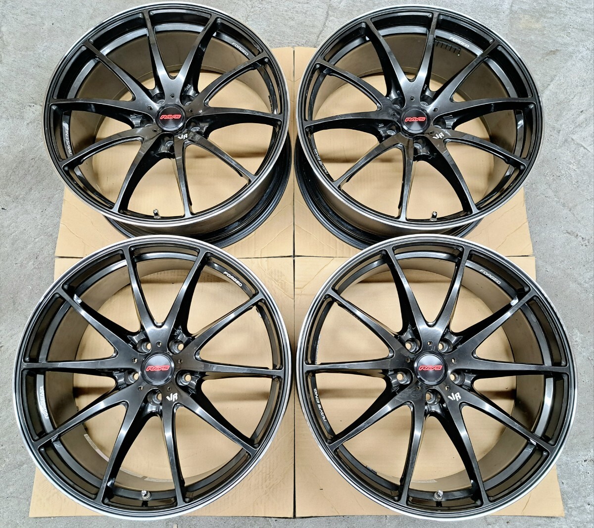 【極上品】RAYS VOLK RACING G25 ホイール 20インチ 8.5J 114.3 鍛造 スバル レヴォーグ WRX S4 フォレスター トヨタ アルファード レイズ_画像1