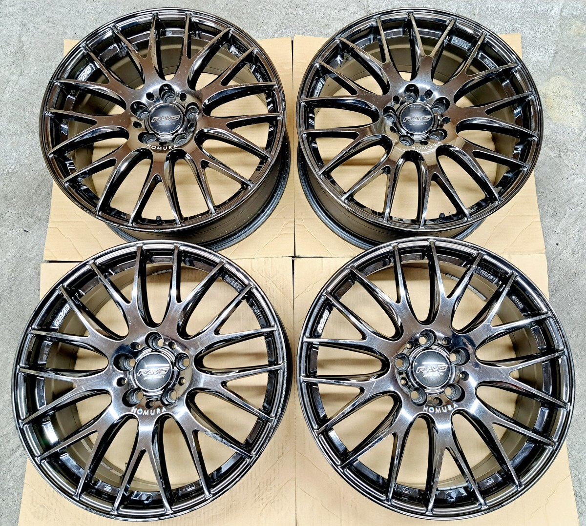 RAYS HOMURA 2X9Plus 19×7.5J 5H 114.3 +50 × YOKOHAMA ADVAN Sport V107 245/35R19 サマータイヤホイール4本セット RAYS HOMURA 2X9Plus 19×7.5J 5H 114.3 +50 × YOKOHAMA ADVAN Sport V107 245/35R19 サマータイヤホイール4本セット