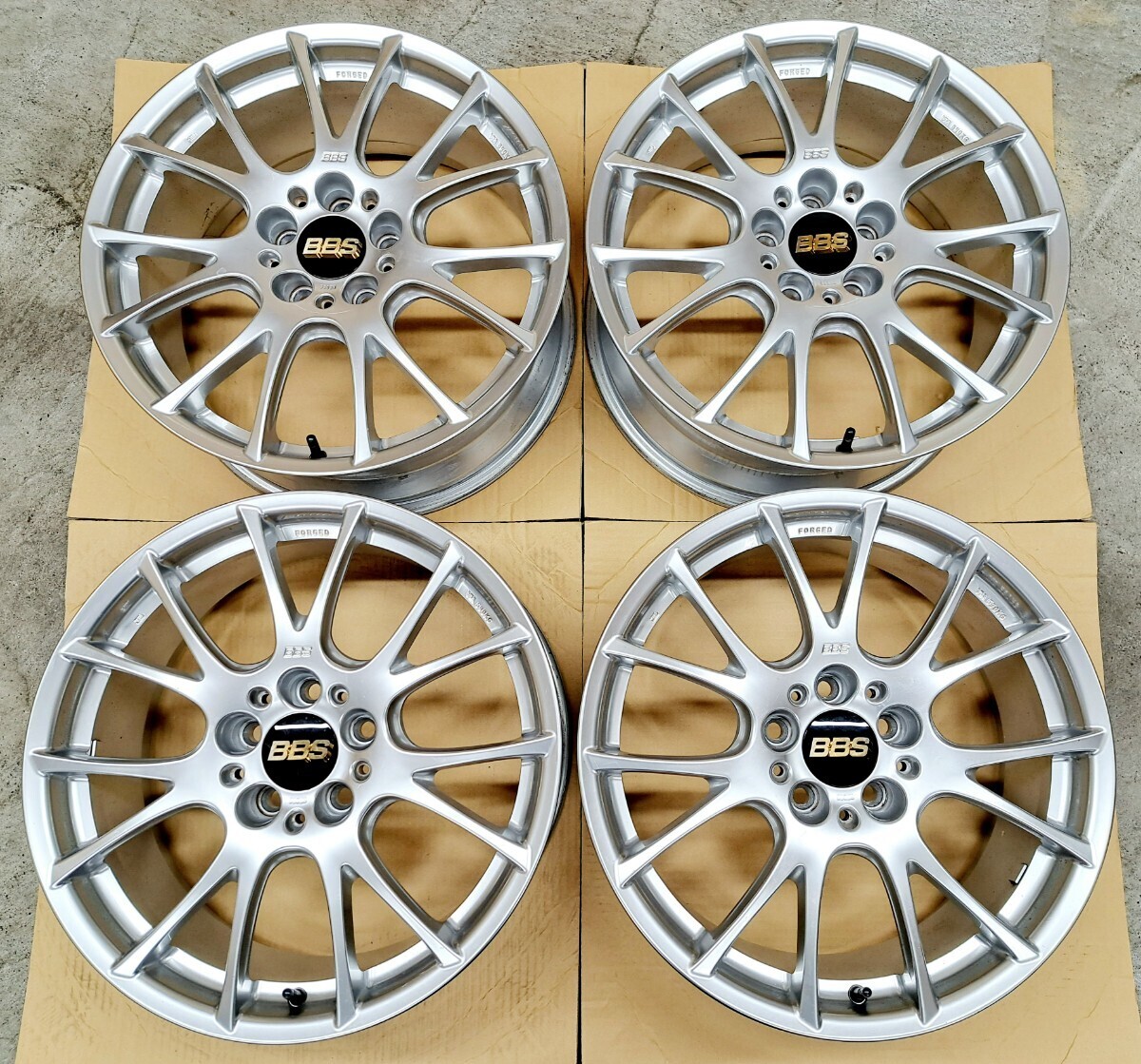 【極上品】BBS RE-V ホイール 18インチ 8.0J 112 鍛造 メルセデス ベンツ アウディ フォルクスワーゲン BMW ミニ ゴルフ 定価52万円の画像1