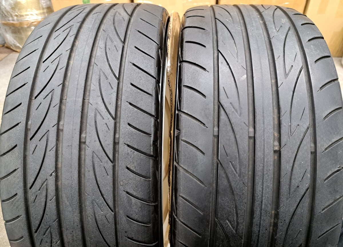 ワークエモーション 極 ホイールタイヤ 4本 2020 YOKOHAMA ADVAN FLEVA 215/40R17 17インチ 7.0 日産 ノートニスモ マーチ ヤリス フィット_画像9