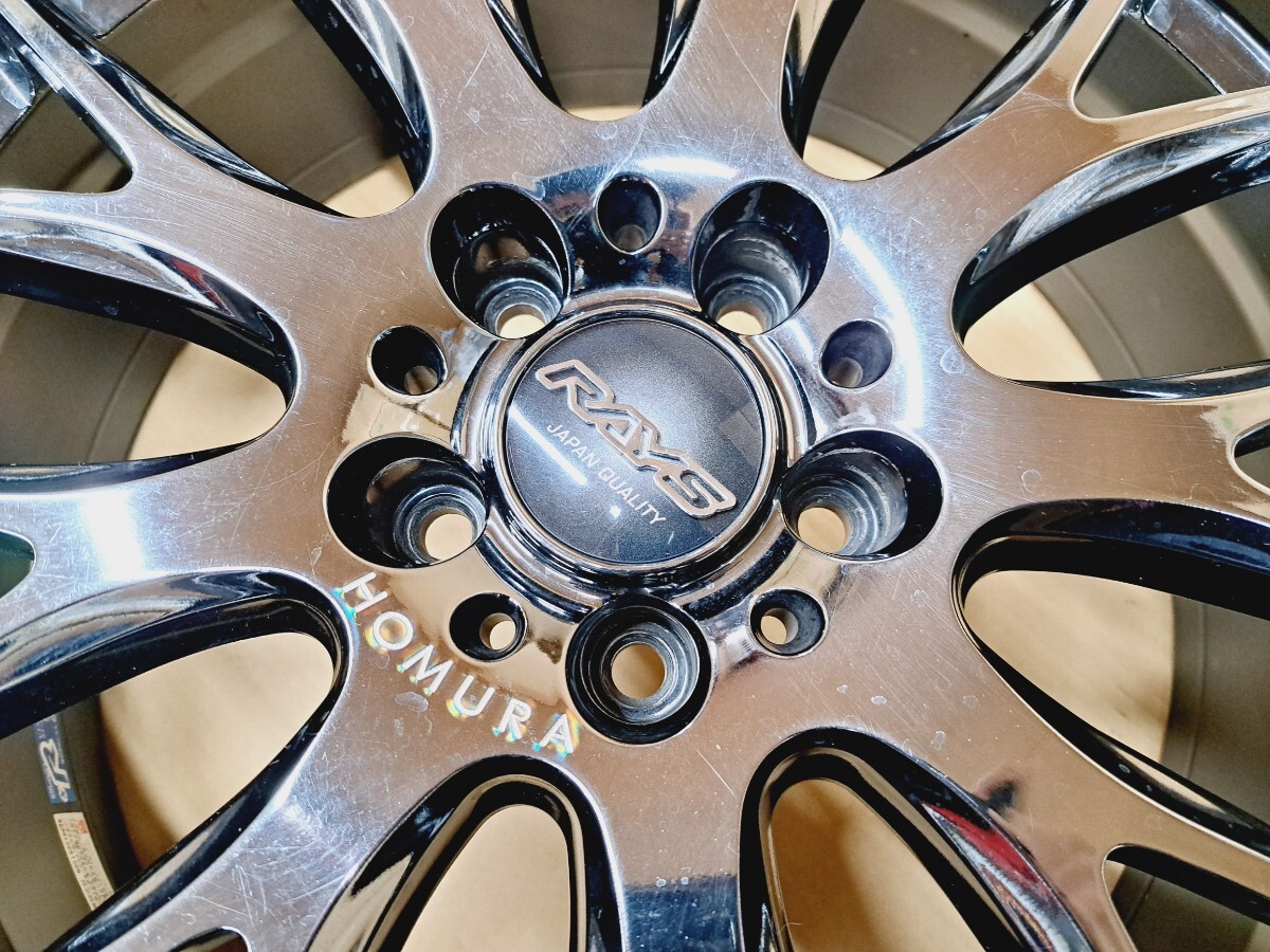 RAYS HOMURA 2X9 PLUS ホイール 4本 19インチ 7.5J 114.3 スバル WRX S4 レヴォーグ フォレスター アルファード ノア レイズ ホムラの画像8