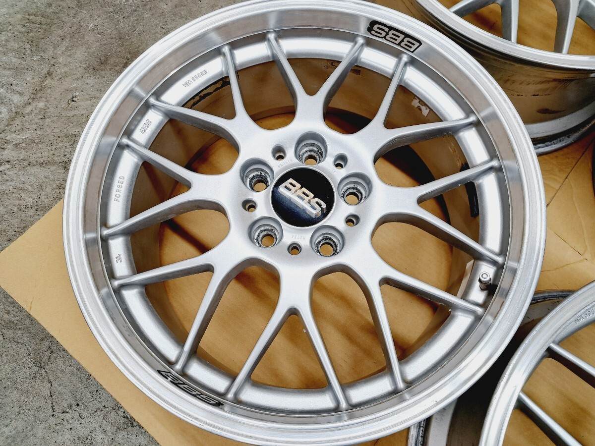 BBS RG-R ホイール 18インチ 8.5J 120 鍛造 BMW アルファード ヴェルファイア レクサス シビックタイプR 定価50万円　_画像8