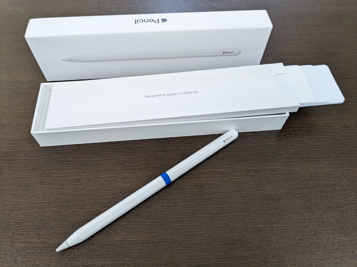 Apple Pencil 第2世代 アップルペンシル 【中古修理品】 青帯 北24303 MU8F2J/A_画像1