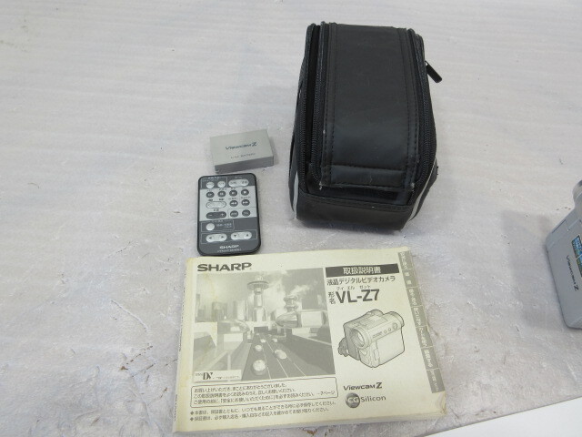 1円～ 売切り SHARP VL-Z7 デジタルビデオカメラ  【K1-58】の画像9