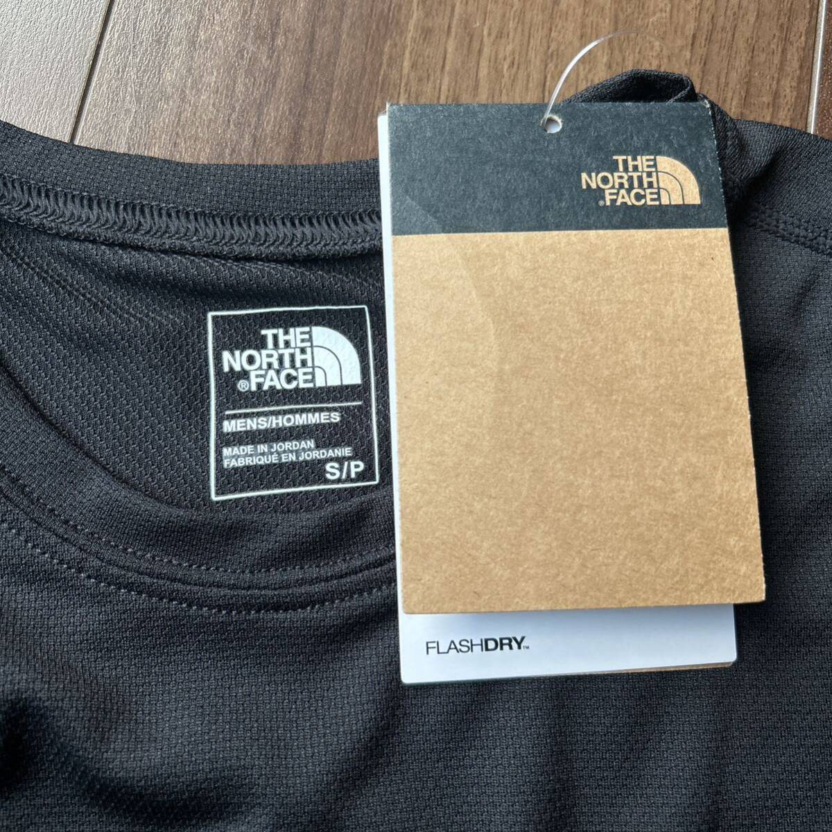 【新品】ノースフェイス THE NORTH FACE ドライTシャツ 黒 S