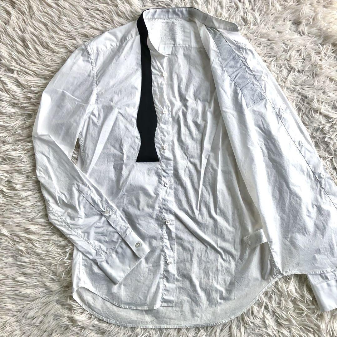 メゾマルジェラ【廃盤品 激レアコラボ】エイチアンドエム H&M Maison Martin Margiela メゾンマルタンマルジェラ シャツ ホワイト 白 S_画像2