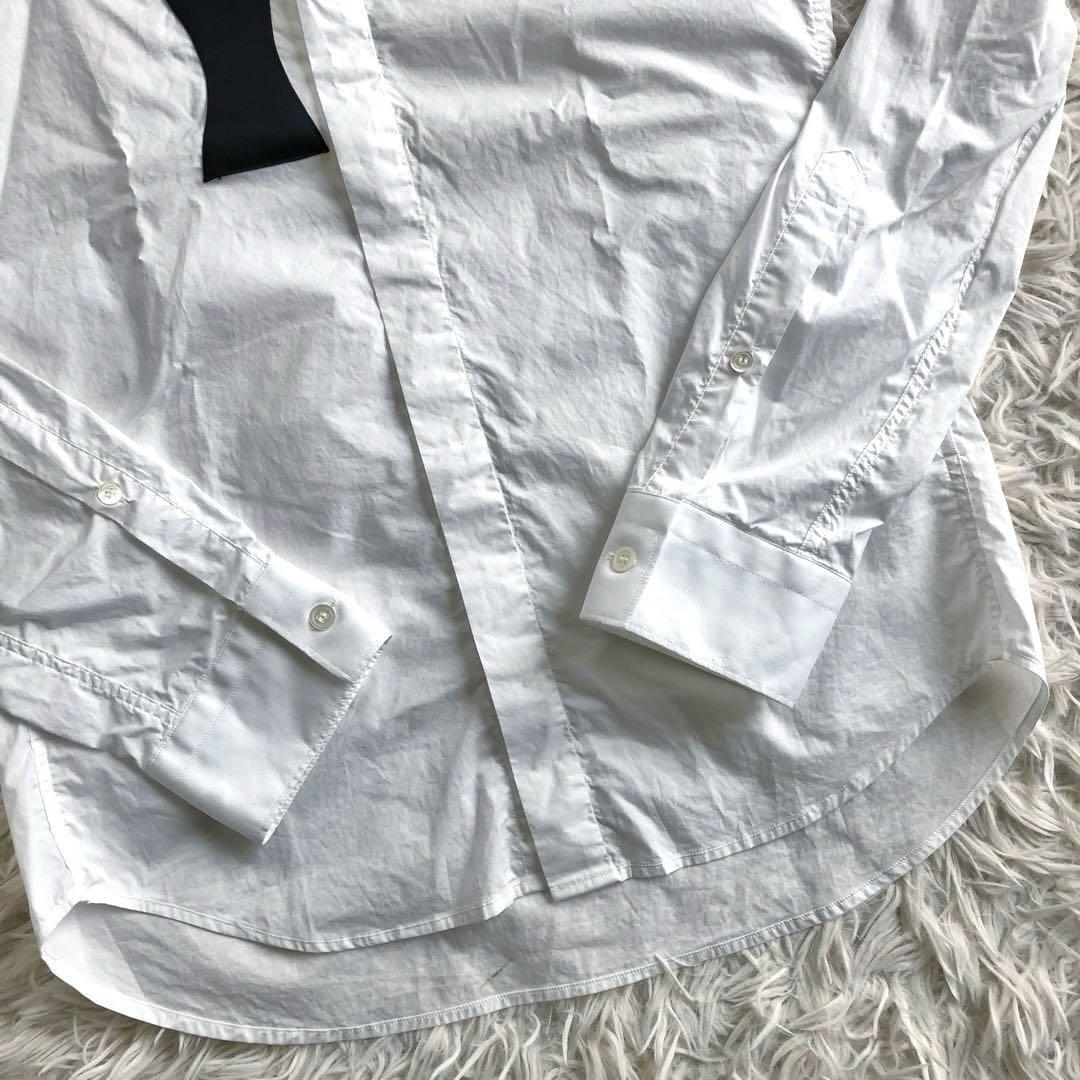 メゾマルジェラ【廃盤品 激レアコラボ】エイチアンドエム H&M Maison Martin Margiela メゾンマルタンマルジェラ シャツ ホワイト 白 S_画像4