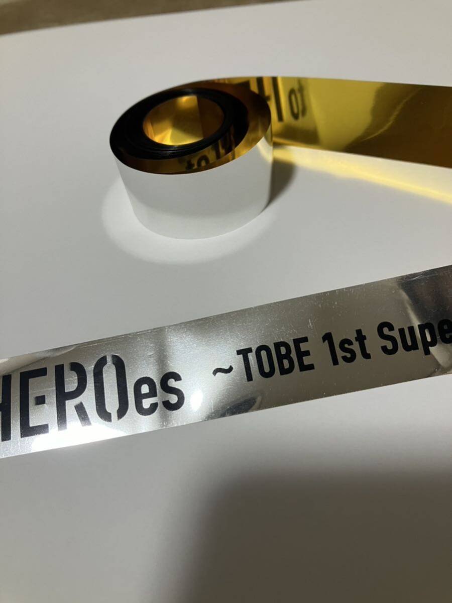 TOBE to HEROes TOBE 1st Super Live 銀テープ フル(タレントグッズ