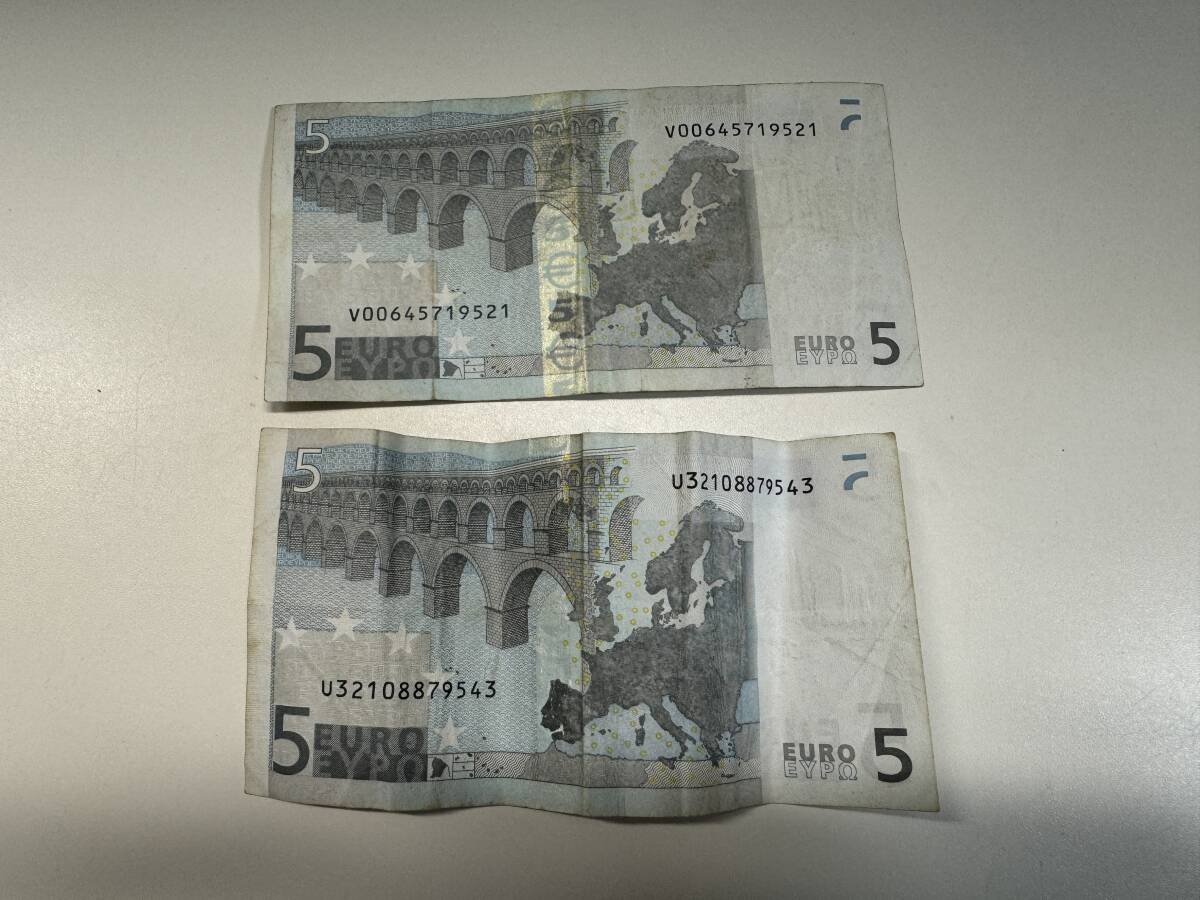 (管：外0321)【外国銭】ユーロ 紙幣 硬貨 まとめ 約109ユーロ EURO ヨーロッパ コイン 現状品_画像5