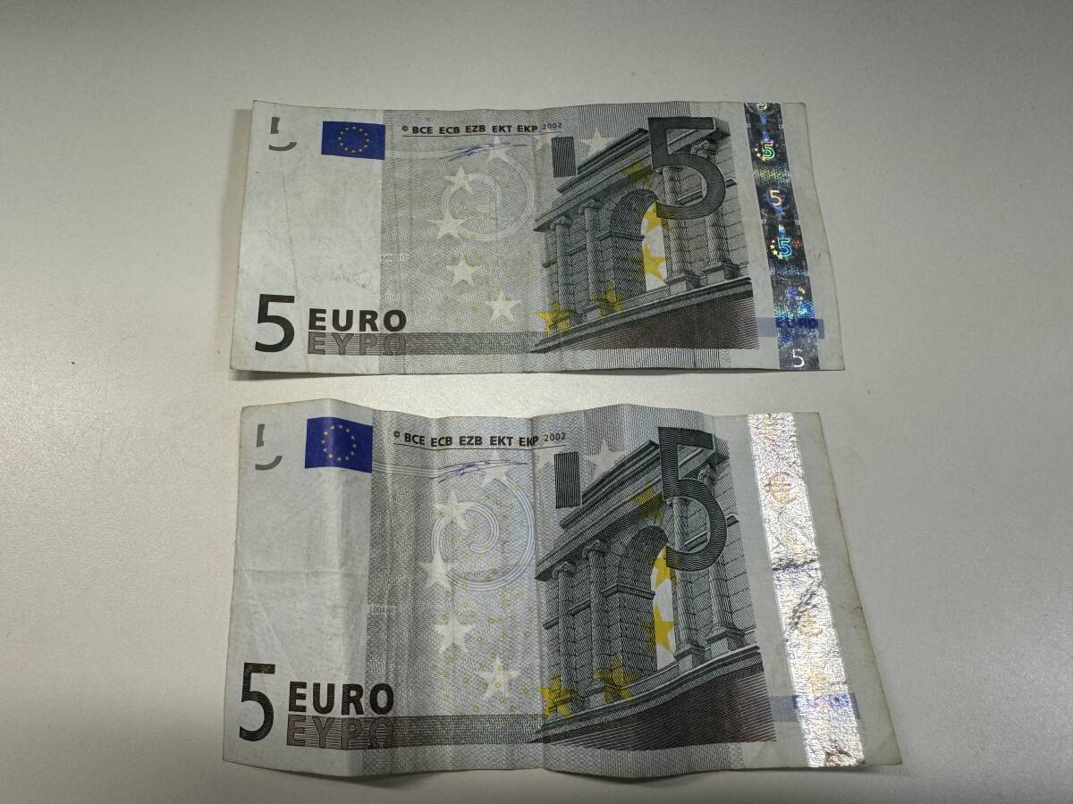 (管：外0321)【外国銭】ユーロ 紙幣 硬貨 まとめ 約109ユーロ EURO ヨーロッパ コイン 現状品_画像4