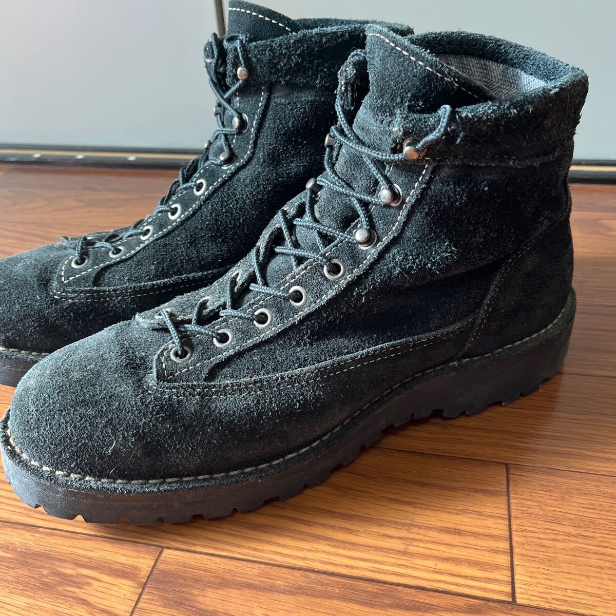 Danner US9EE BLACK SUEDE 限定　中古　検）ダナーライト　スエード　エクスポローラー　ブラック GORE-TEX ゴアテックス DANNER ブーツ _画像3