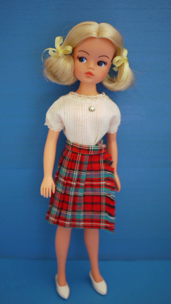 231* Vintage tami- Chan оригинал PLAID SKIRT tartan проверка наматывать юбка nia мята + дополнение блуза *sinti* Blythe тоже 