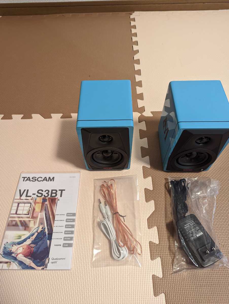 TASCAM 初音ミク スピーカー VL-S3BT MIKU ボーカロイド VOCALOID Bluetooth 対応 中古品 レア物 美品 の画像3