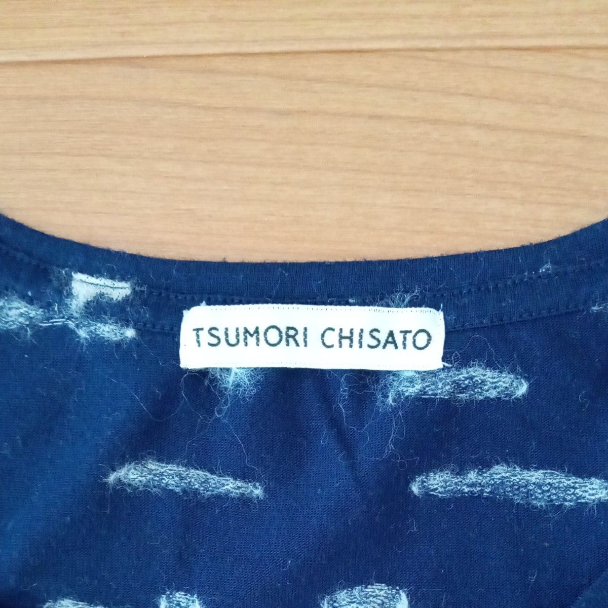 TSUMORI CHISATO size２ ネイビー カットソー ツモリチサト
