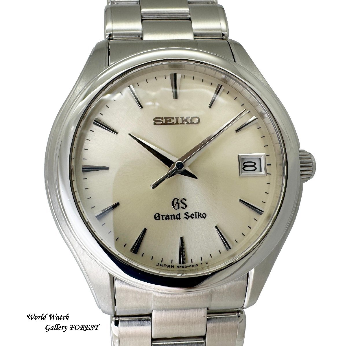 【Grand Seiko グランドセイコー☆SBGX005】中古 メンズ腕時計 クオーツ 9Fクオーツ 9F62-0A10 シルバー文字盤【外装仕上げ☆AAランク】