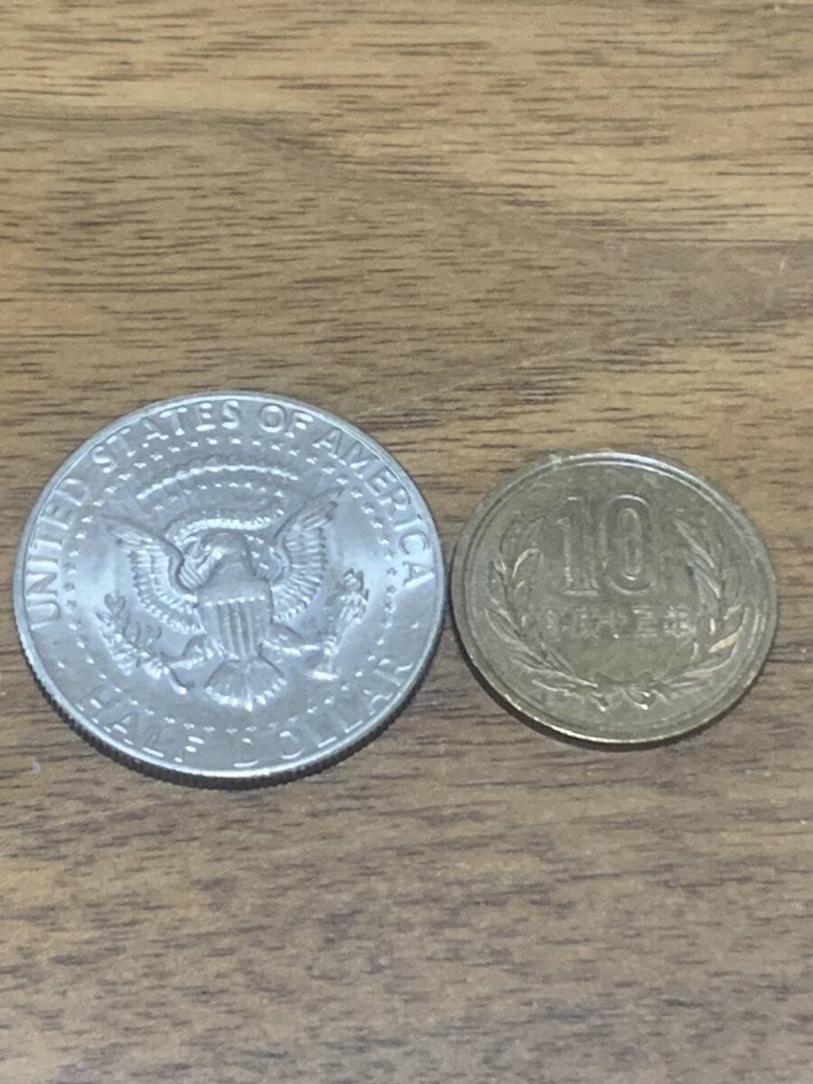 1972年 ケネディ50セント硬貨 USA 貨幣 ハーフダラー アメリカ 美品 こ09_画像5