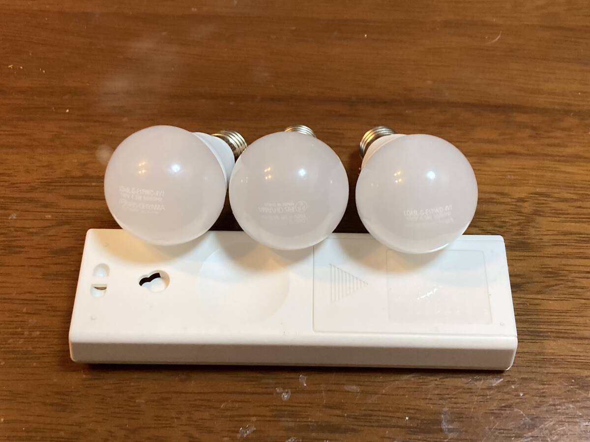 アイリスオーヤマ　LED電球 E17 3個　電球色　調光器対応 密閉器具対応　LDA5L-G-E17/W/D-4V1_画像3