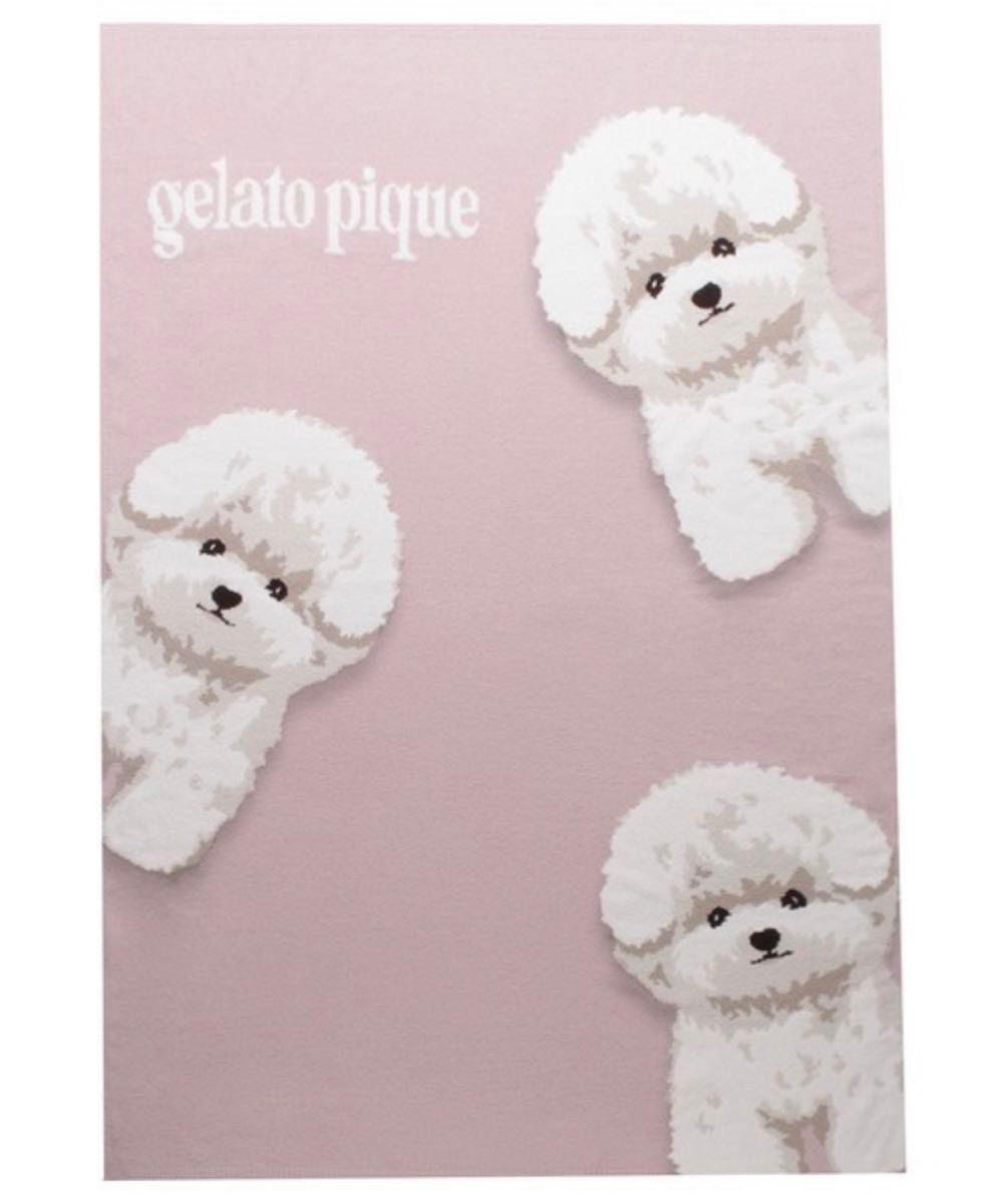 ジェラートピケ ベッド 寝具 パウダーDOG3柄ジャガードマルチ ジェラートピケ ベッド 寝具 パウダーDOG3柄ジャガードマルチ