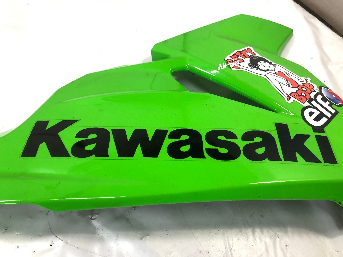Kawasaki　ニンジャ250SL　BX250A　アンダーカウル　割れなさそう　右　補修　レストア　ＯＨベースにも（中古）2454-L0462_画像5
