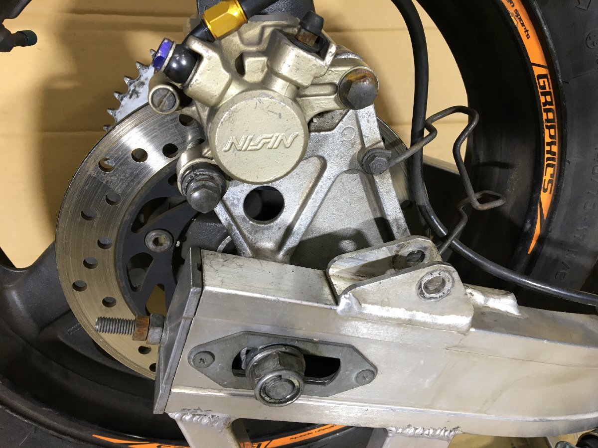  Honda CB400SF NC31 качающийся рычаг Swing Arm укрепление обработка стабилизатор заднее колесо комплект восстановительная база тоже ( б/у )TOS-Z2773