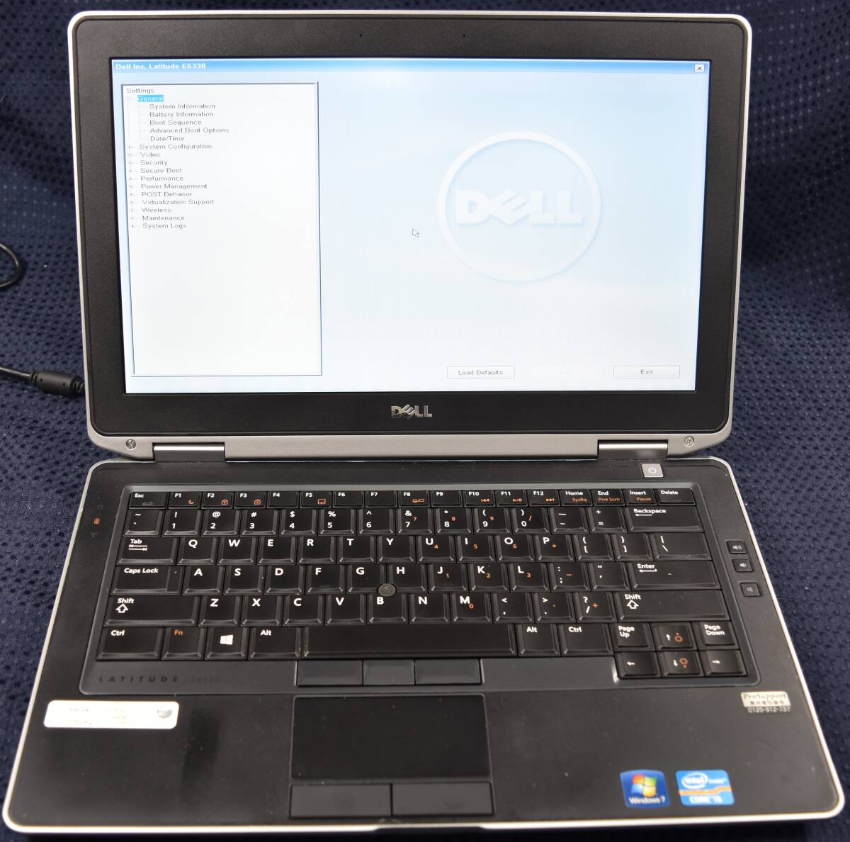 ジャンク DELL LATITUDE E6330 CPU:i5-3340M メモリー:4GB HDD:無し ノートパソコン 92_画像1