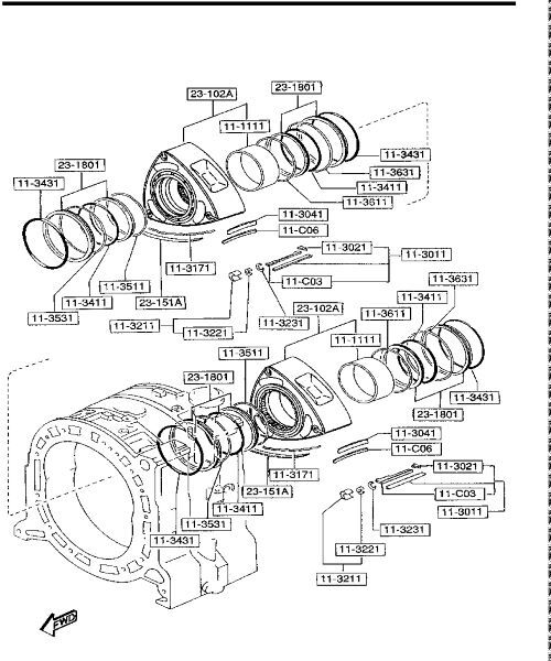 マツダ RX-7 サイドシール スプリング SIDE SEAL SPRING MAZDA純正 Genuine JDM OEM 新品 未使用 メーカー純正品_画像2