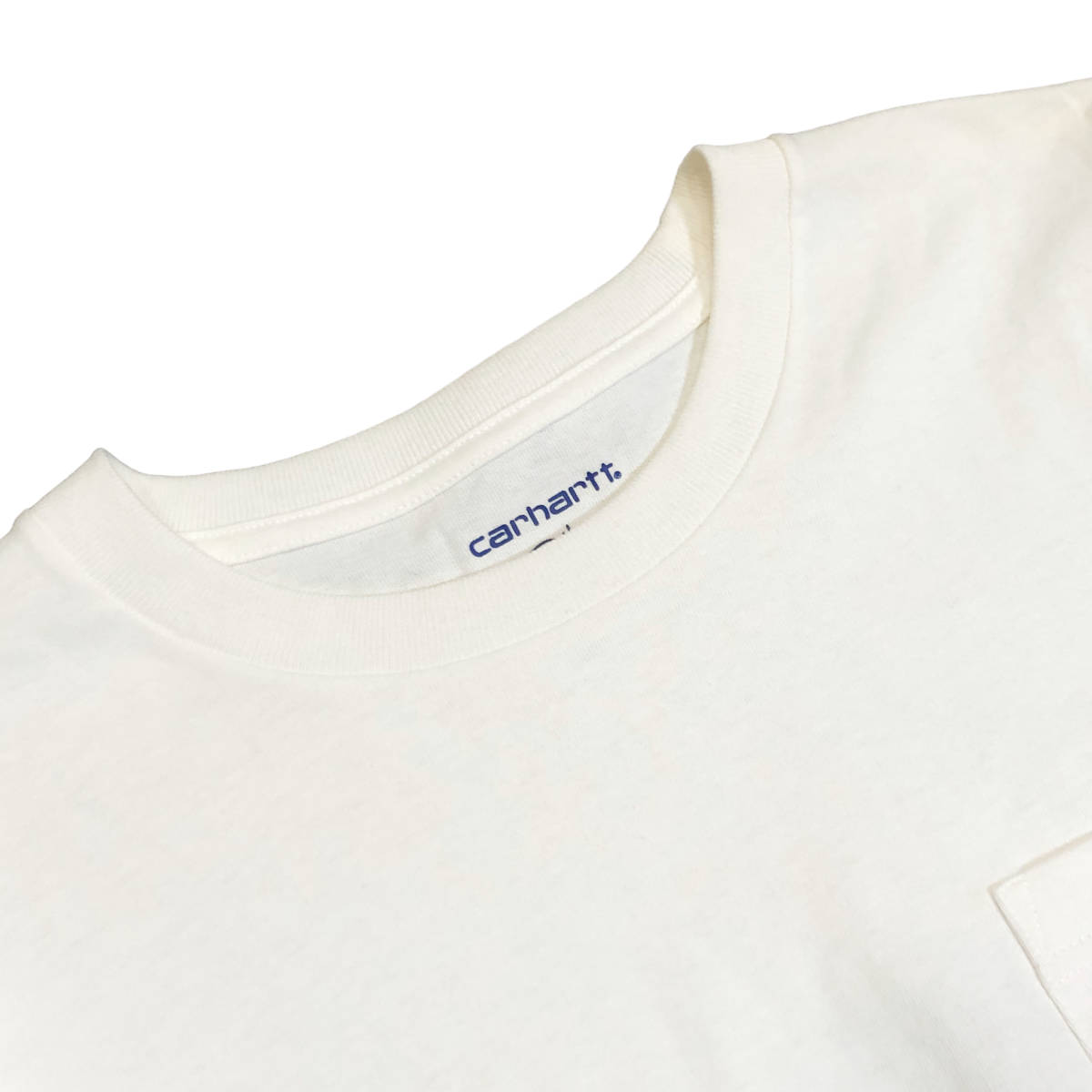 Carhartt × Ron Herman カーハート ロンハーマン RH L/S POCKET T-SHIRT Tシャツ 長袖 袖プリント M アイボリー ロンT メンズ A3の画像4