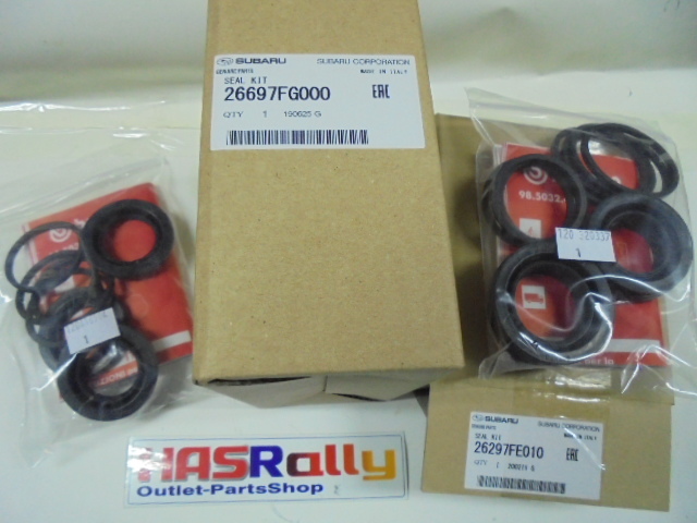  carriage and tax included GRB/GVB/VAB "Brembo" caliper rom and rear (before and after) seal kit 26297FE010 26697FG000 safe original BREMBO seal 