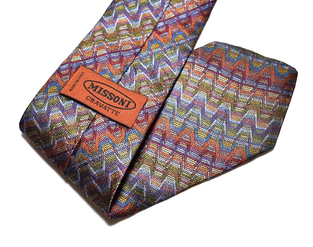 A283*MISSONI necktie pattern pattern *