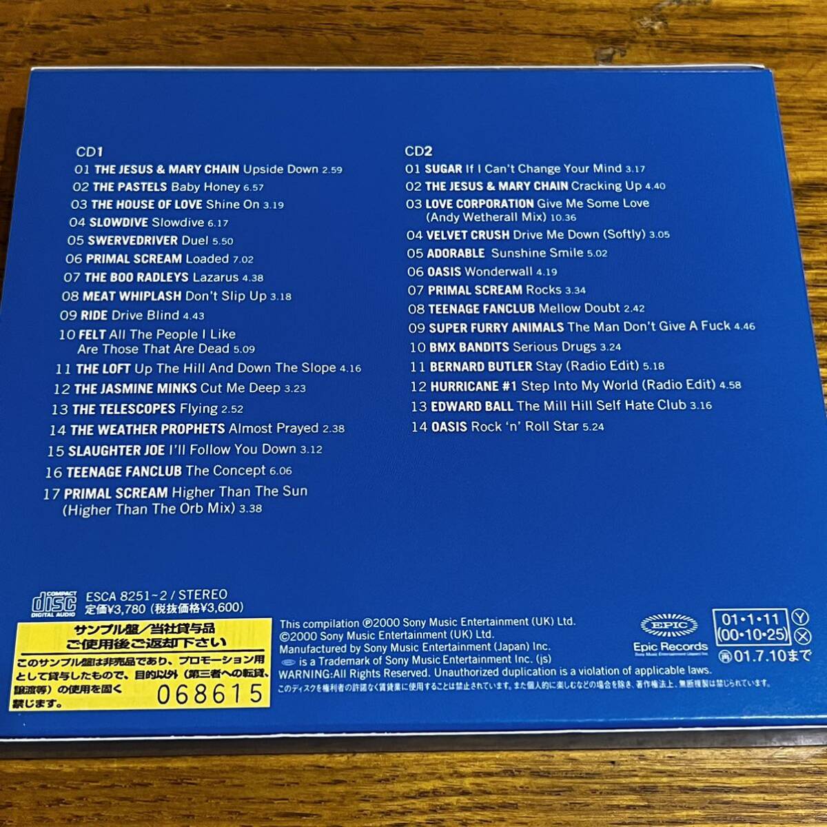 CD 2枚組 VARIOUS クリエイション・レコード CREATION RECORDS 1983-1999 スリーブケース仕様 ブックレット付き 日本語解説有 ディスク良好_画像9