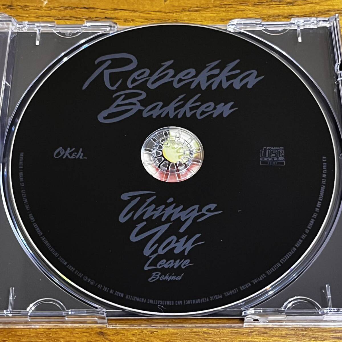 CD REBEKKA BAKKEN レベッカ・バッケン THINGS YOUR LEAVE BEHIND ディスク良好_画像4