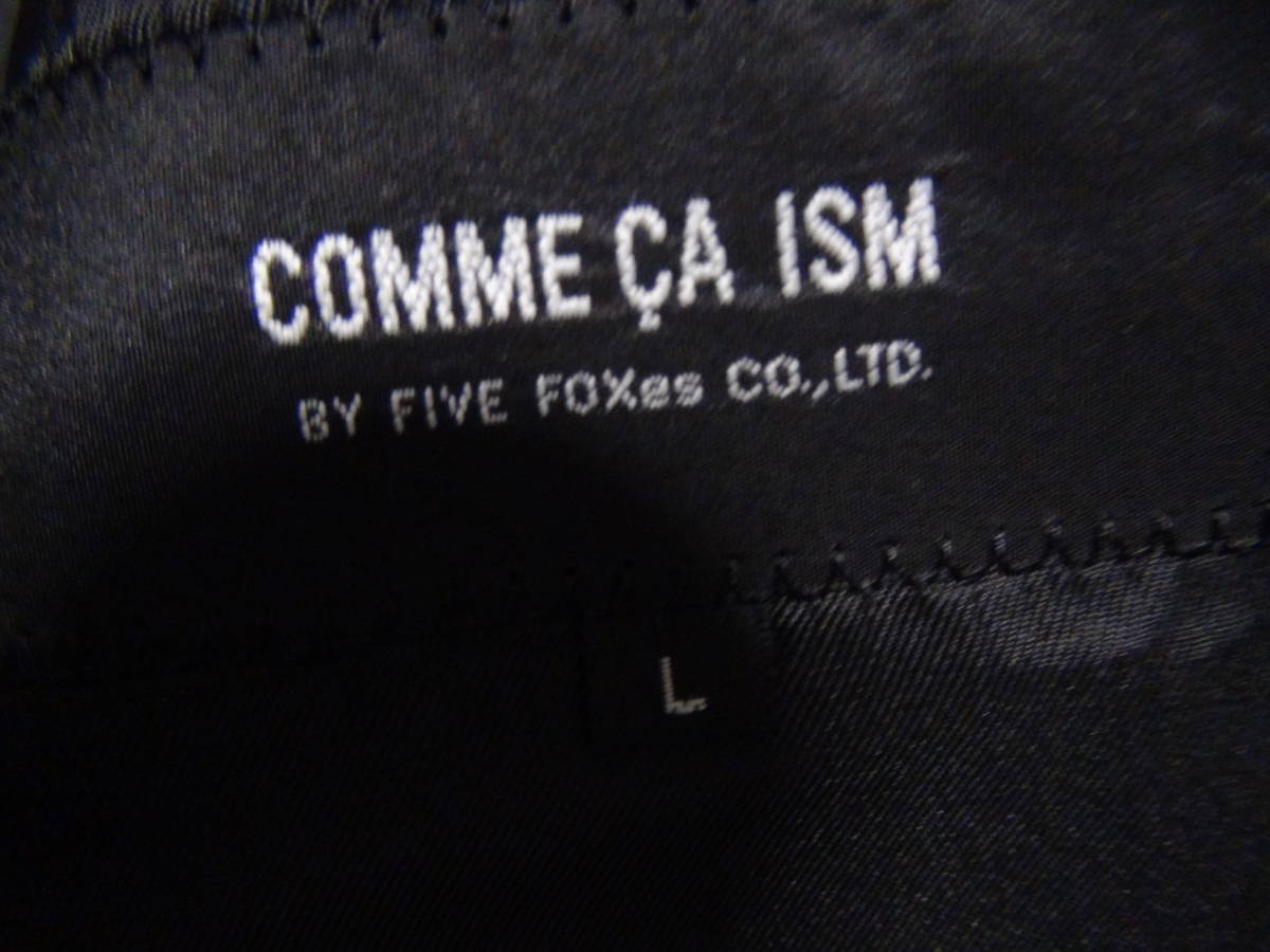 COMME,CA ISM. suit in the black white. -stroke Live (L)