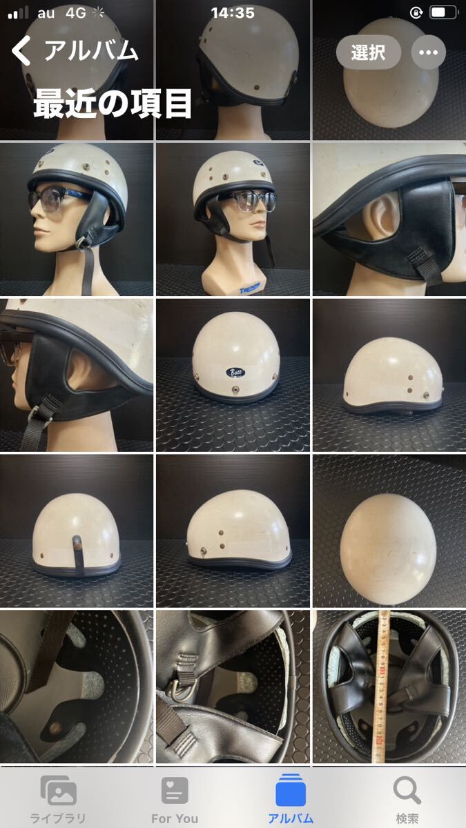 Sシェル１９６０年代BUCOブコhelmetヘルメットvintageハーフ60sプロテクターprotectorトラベラー稀少original白ペン本物ヴィンテージの画像10