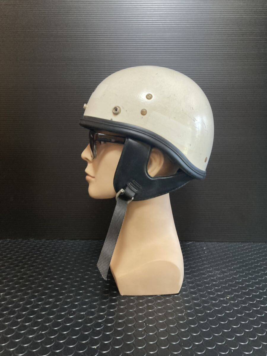 Sシェル１９６０年代BUCOブコhelmetヘルメットvintageハーフ60sプロテクターprotectorトラベラー稀少original白ペン本物ヴィンテージの画像2