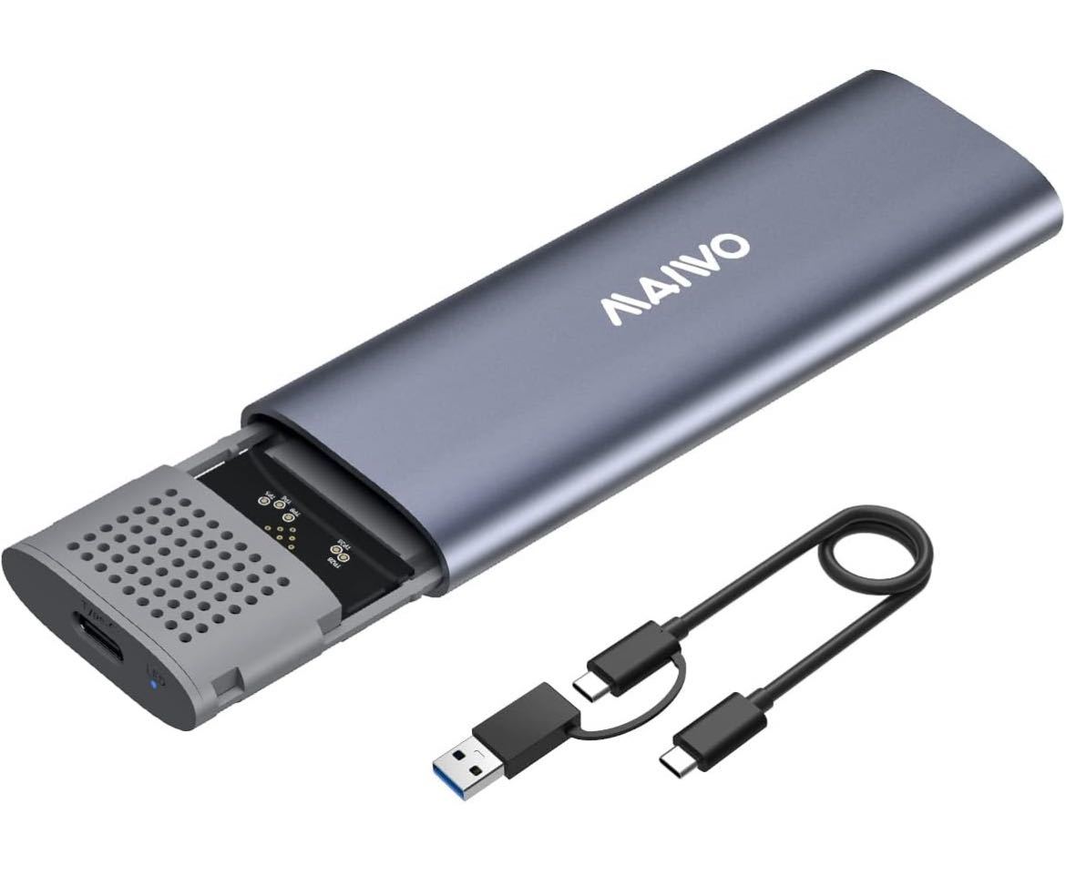 maiwo M.2 SSD ケース 工具が不要 USB-C NVME ケース外付けケース SSD_画像1
