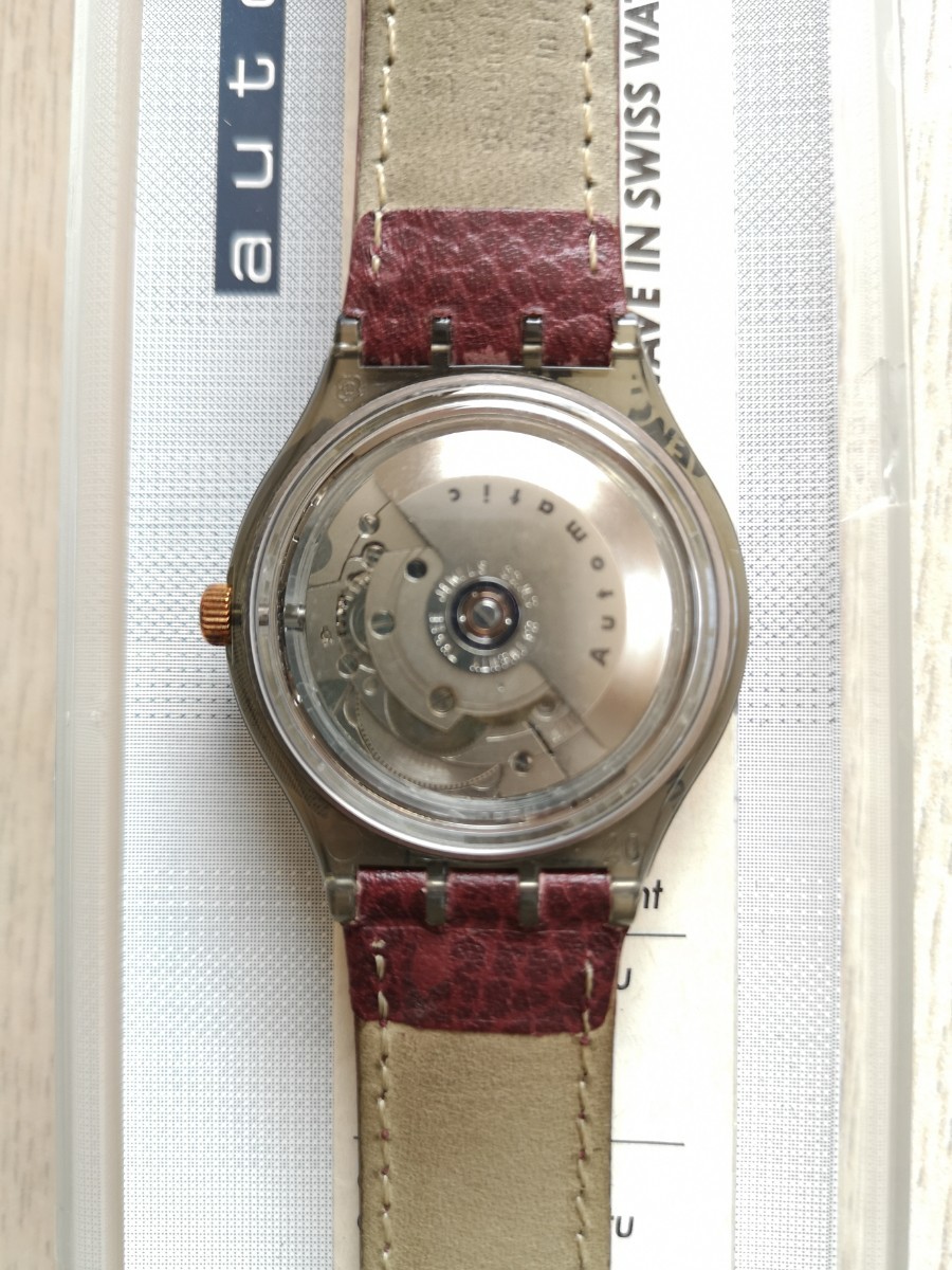 swatch スウォッチ 腕時計 ルビン SAM100 自動巻 オートマチック 1991年_画像5