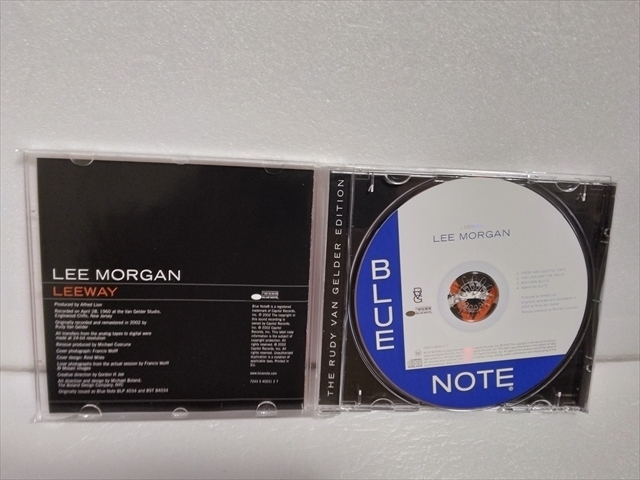 Lee Morgan / リー・モーガン Leeway / リー・ウェイ RVG Edition Remasterd 24 bit 輸入盤の画像3