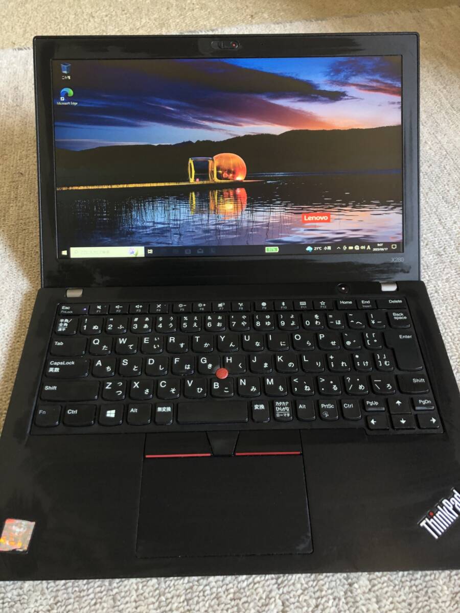 匿名配送　送料無料　動作確認済　Lenovo ThinkPad X280 Core i5_画像1