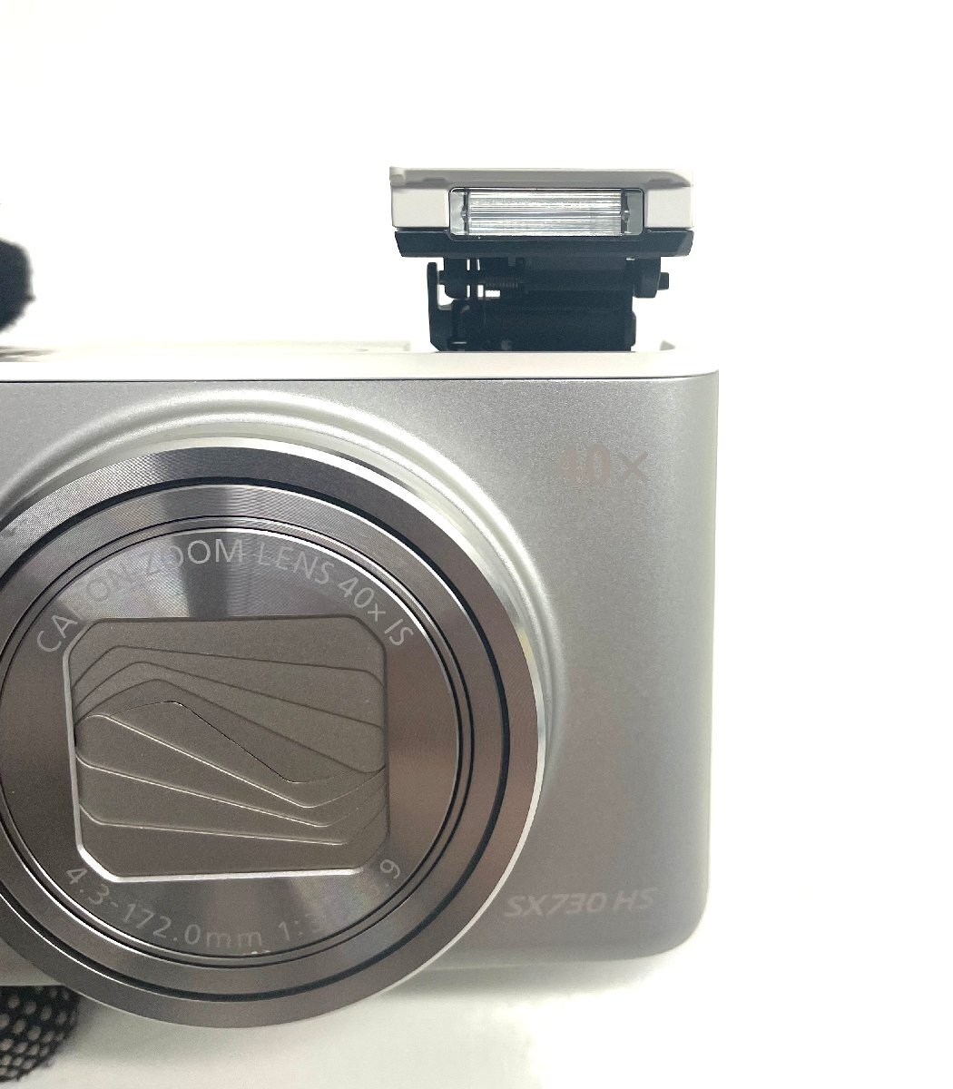 【動作品】Canon キャノン Power Shot パワーショット SX730 HS シルバー コンパクトデジタルカメラ 箱 バッテリー 充電器 取扱説明書付_画像7
