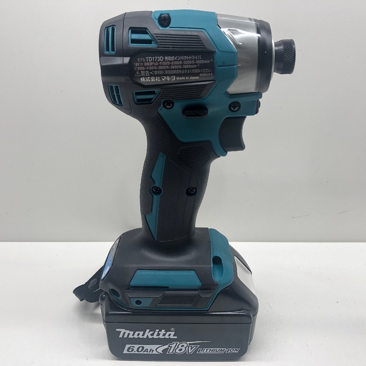 【未使用/保管品】１円スタート!! Makita マキタ 充電式インパクトドライバー TD173DRGX 電動工具 充電器/バッテリー×2/ケース付き_画像5